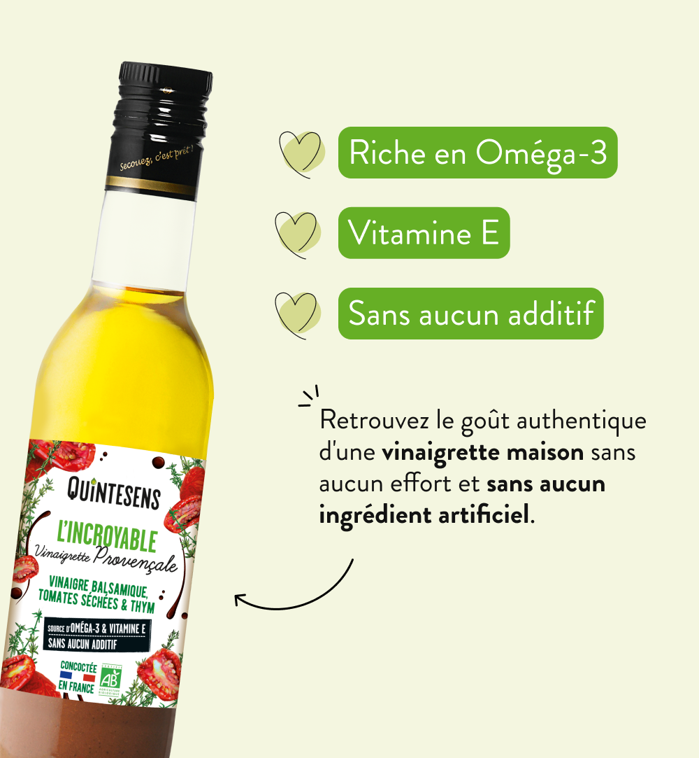 Quintesens Vinaigrette Provenzale Omega-3 Bio