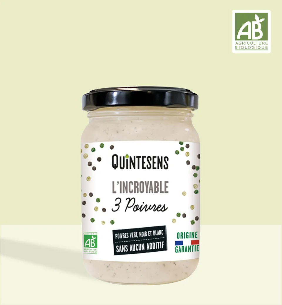 Quintesens Incroyable Salsa al Pepe Bio