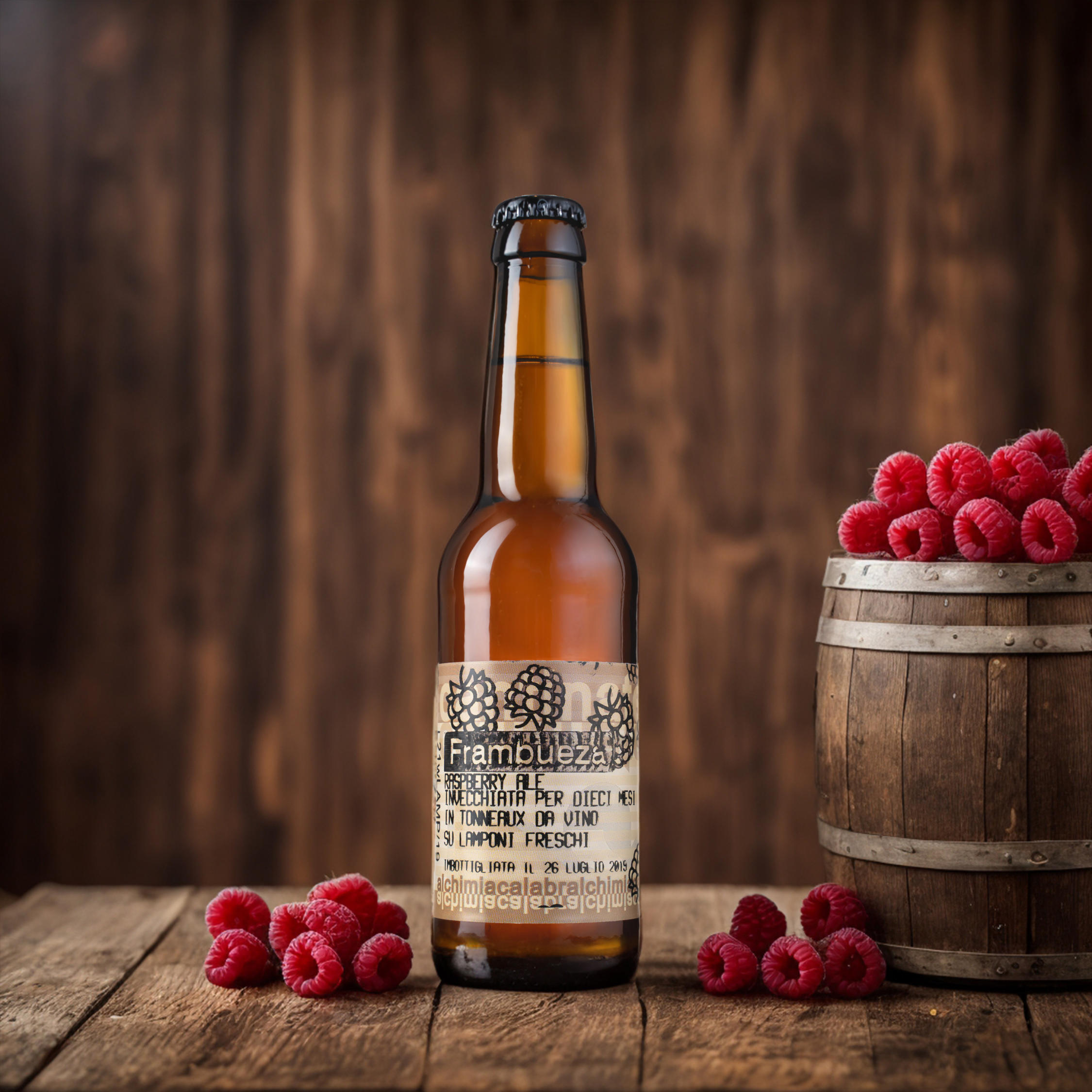 'A Magara Frambueza Raspberry Ale birra 0,33 l 7%