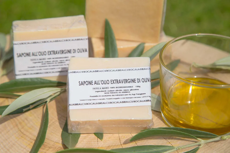 Calabrialcubo Sapone olio oliva saponetta 100 g lavanda