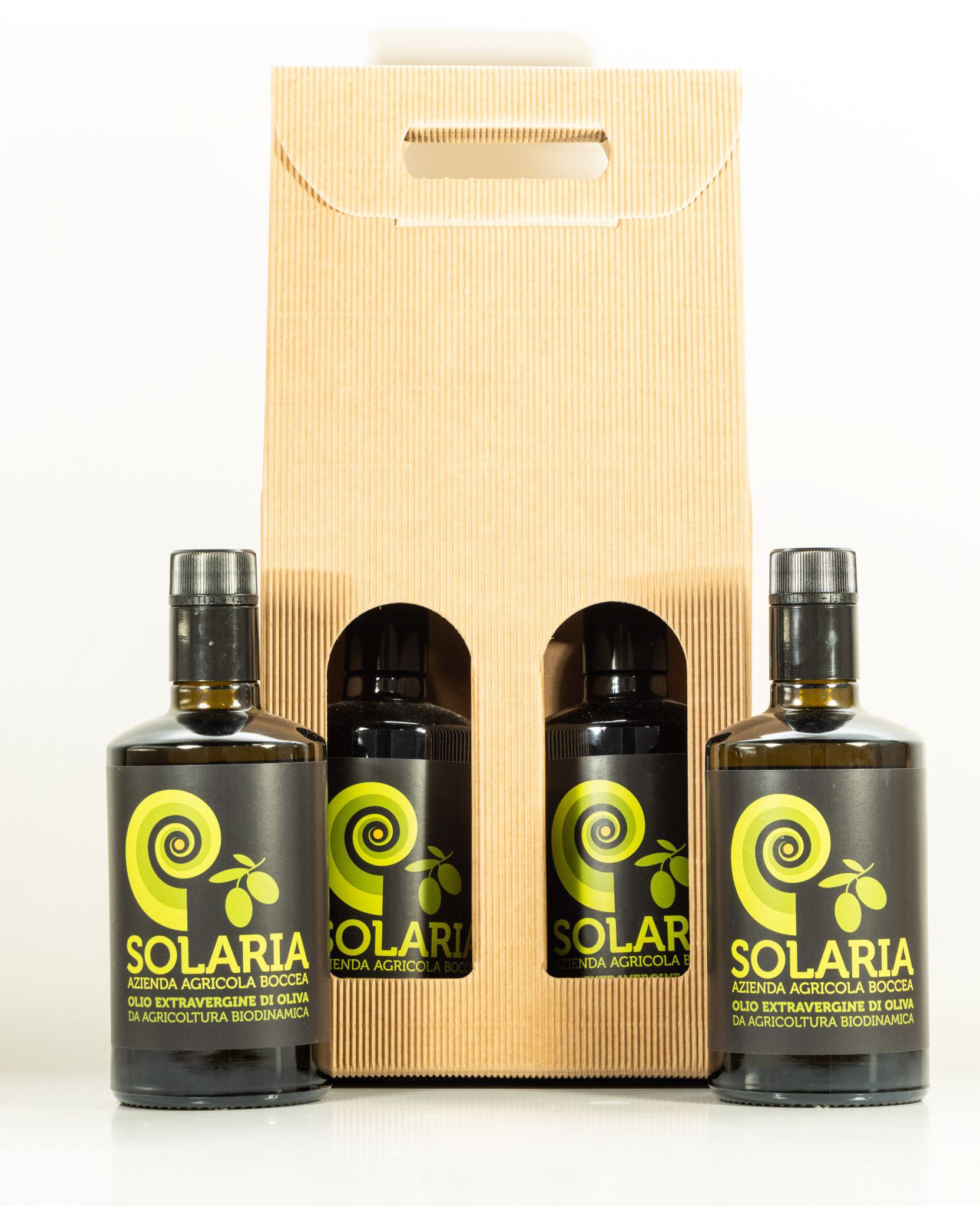 Solaria Confezione Olio Extravergine 2 Bottiglie Idea Regalo