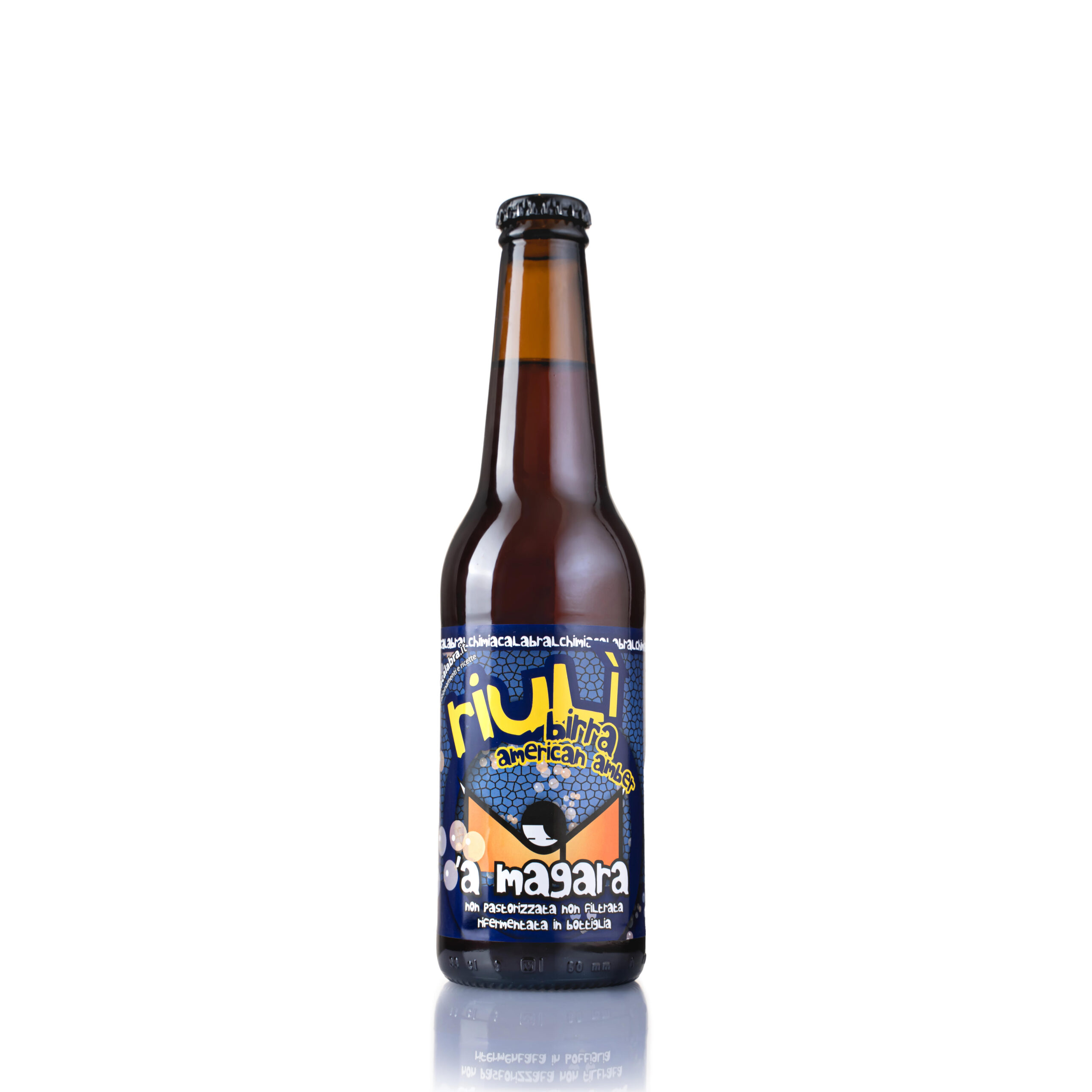 'A Magara Riulì American Amber Ale birra 0,33 l ambrata