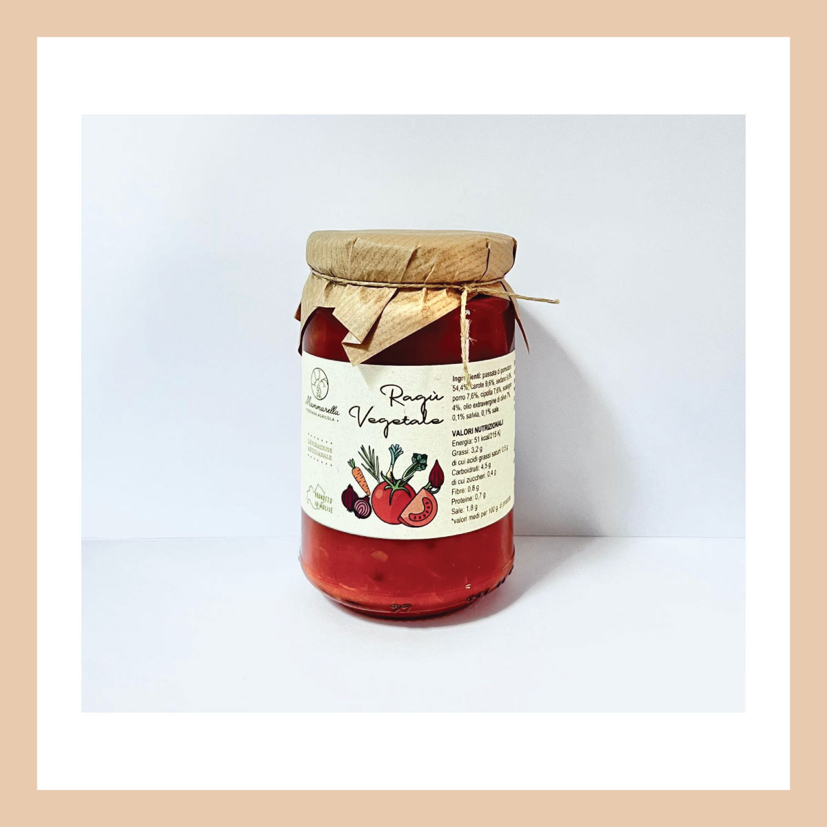 Mammarella Ragù Vegetale Sugo Pronto 260 g