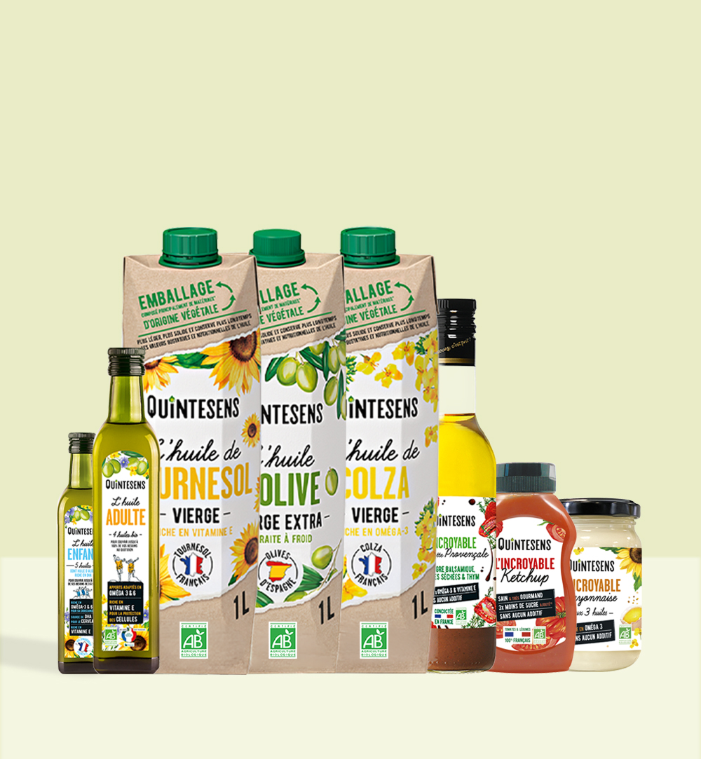 Quintesens Pack Famille olio mix 8 pezzi omega-3