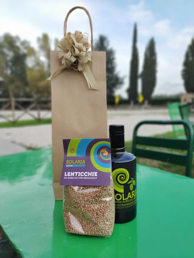 La Boccea Confezione Olio EVO Bio 500 ml e Lenticchie 400 g