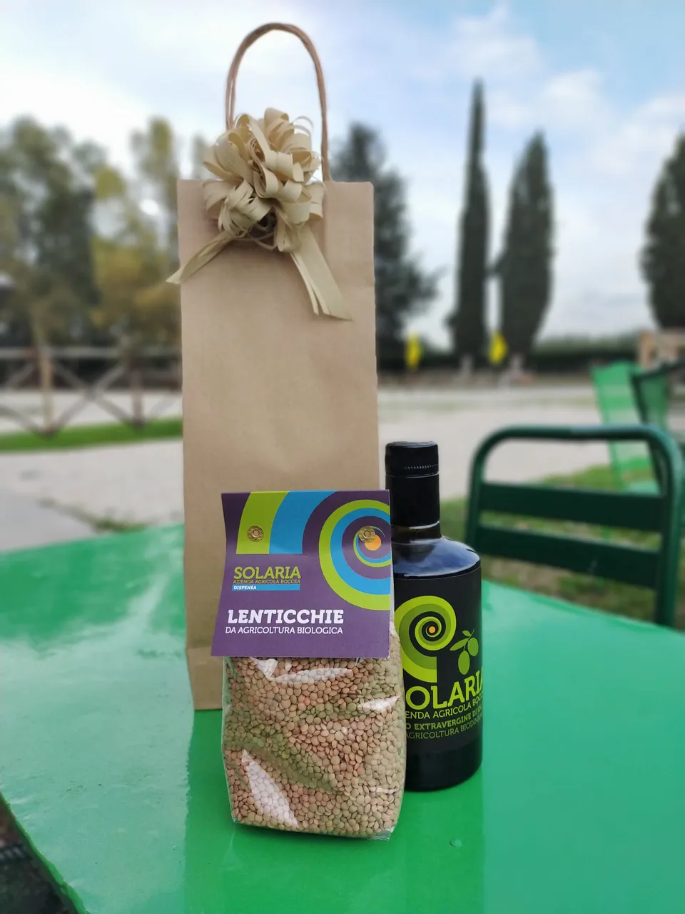 La Boccea Confezione Olio EVO Bio 500 ml e Lenticchie 400 g