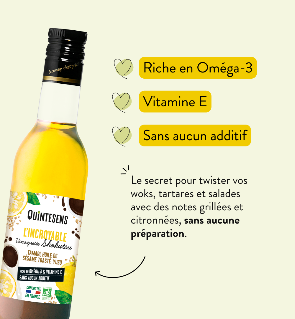 Quintesens Shokutsu Vinaigrette Omega 3 Senza Additivi