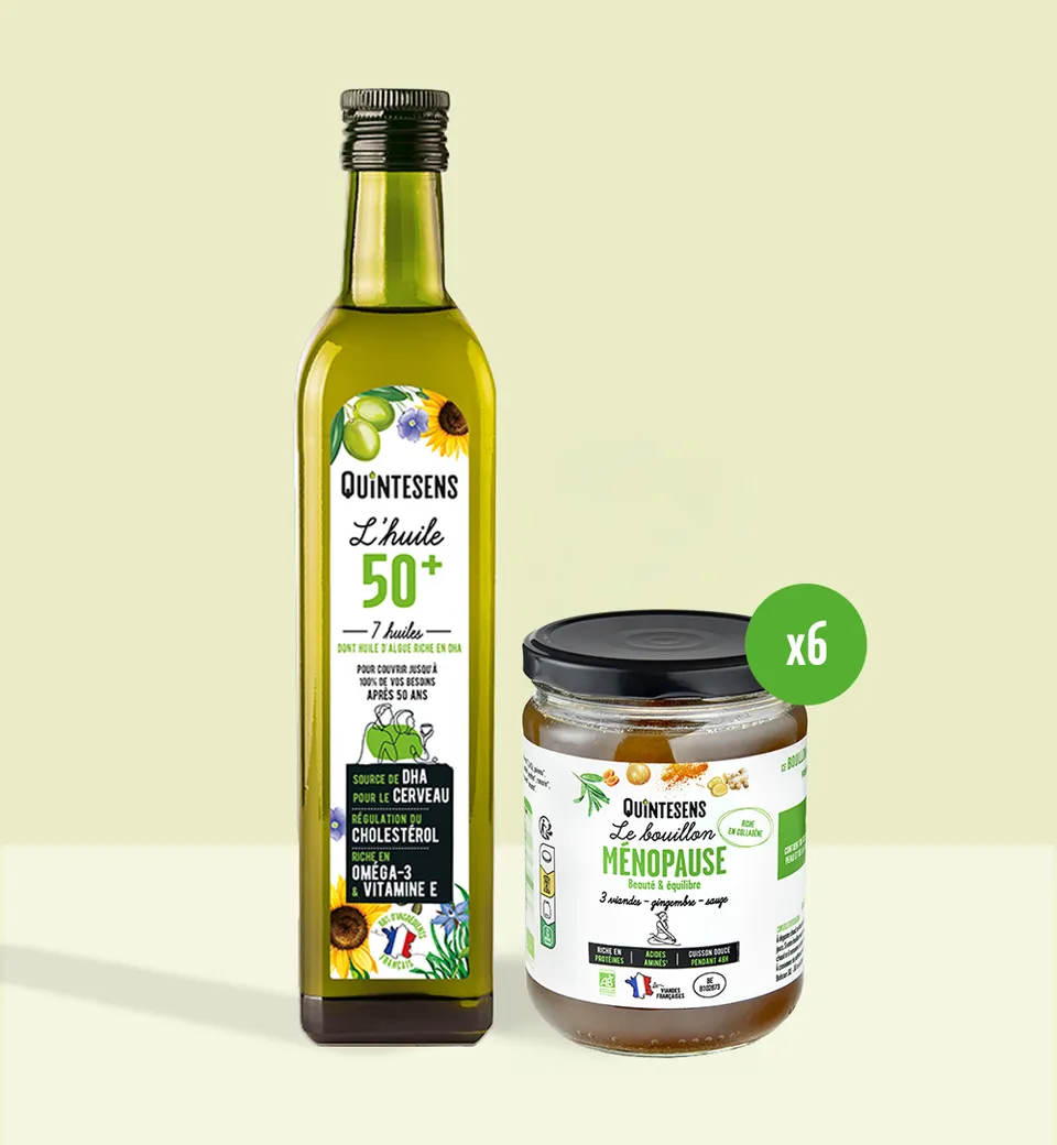 Quintesens Perimenopausa XL pack olio e brodo