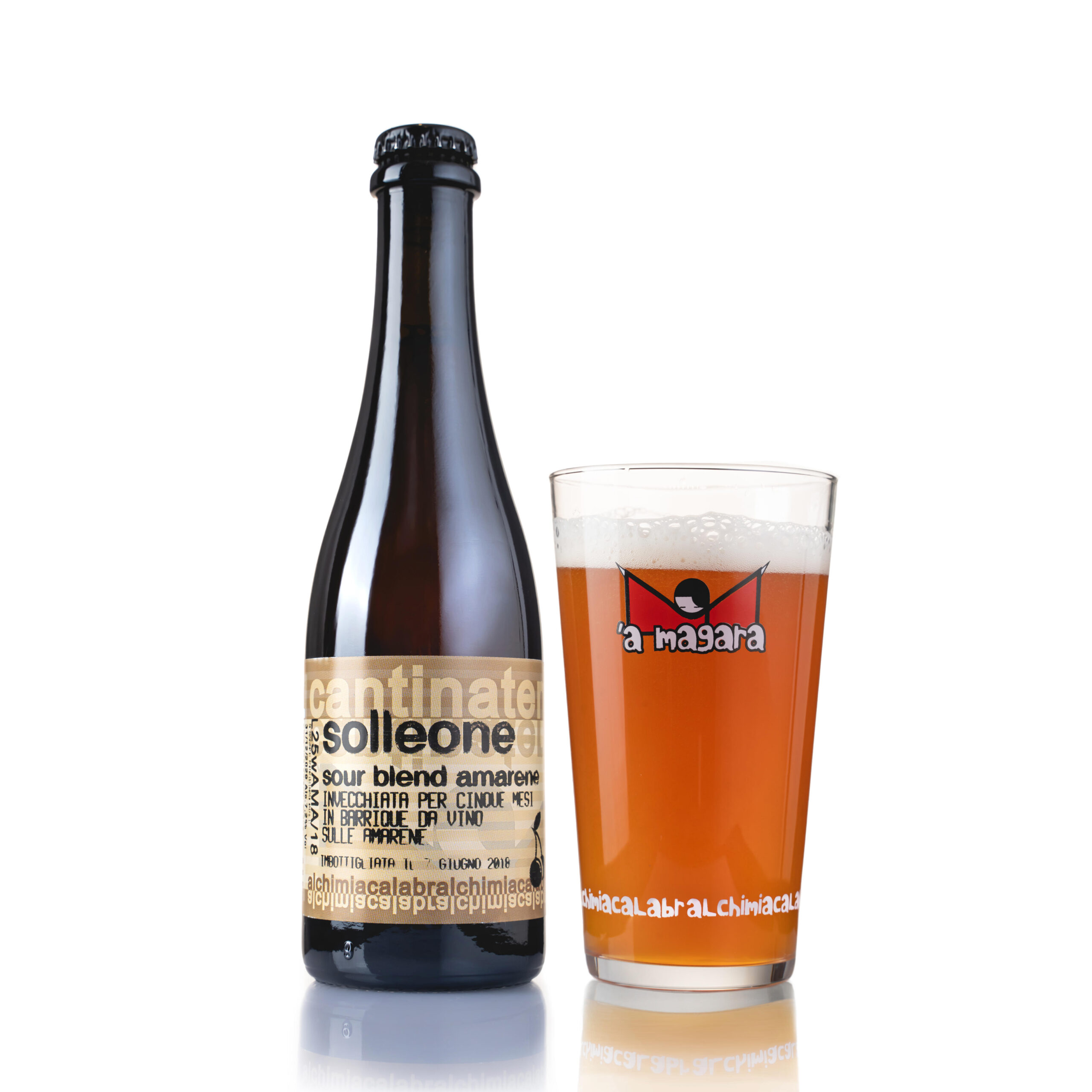 'A Magara Solleone Sour Blend Amarene birra 37,5 cl