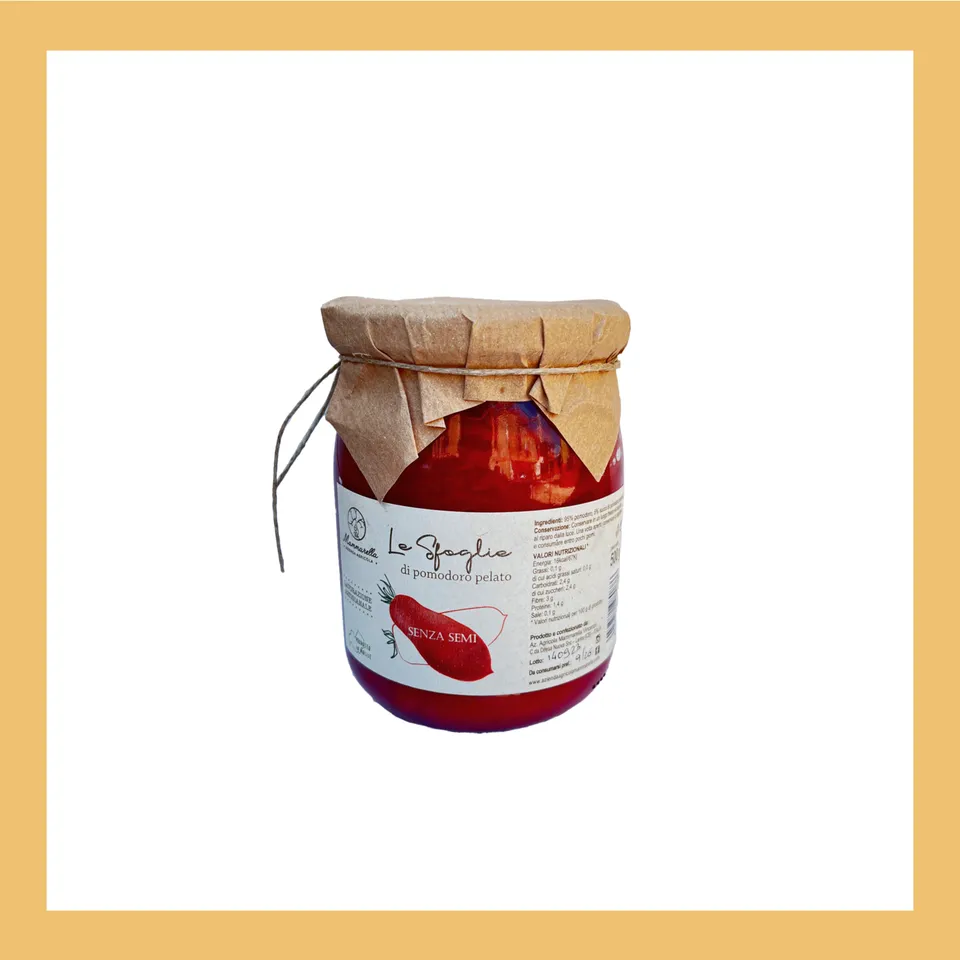 Mammarella Sfoglie di pomodoro pelato 500g senza semi
