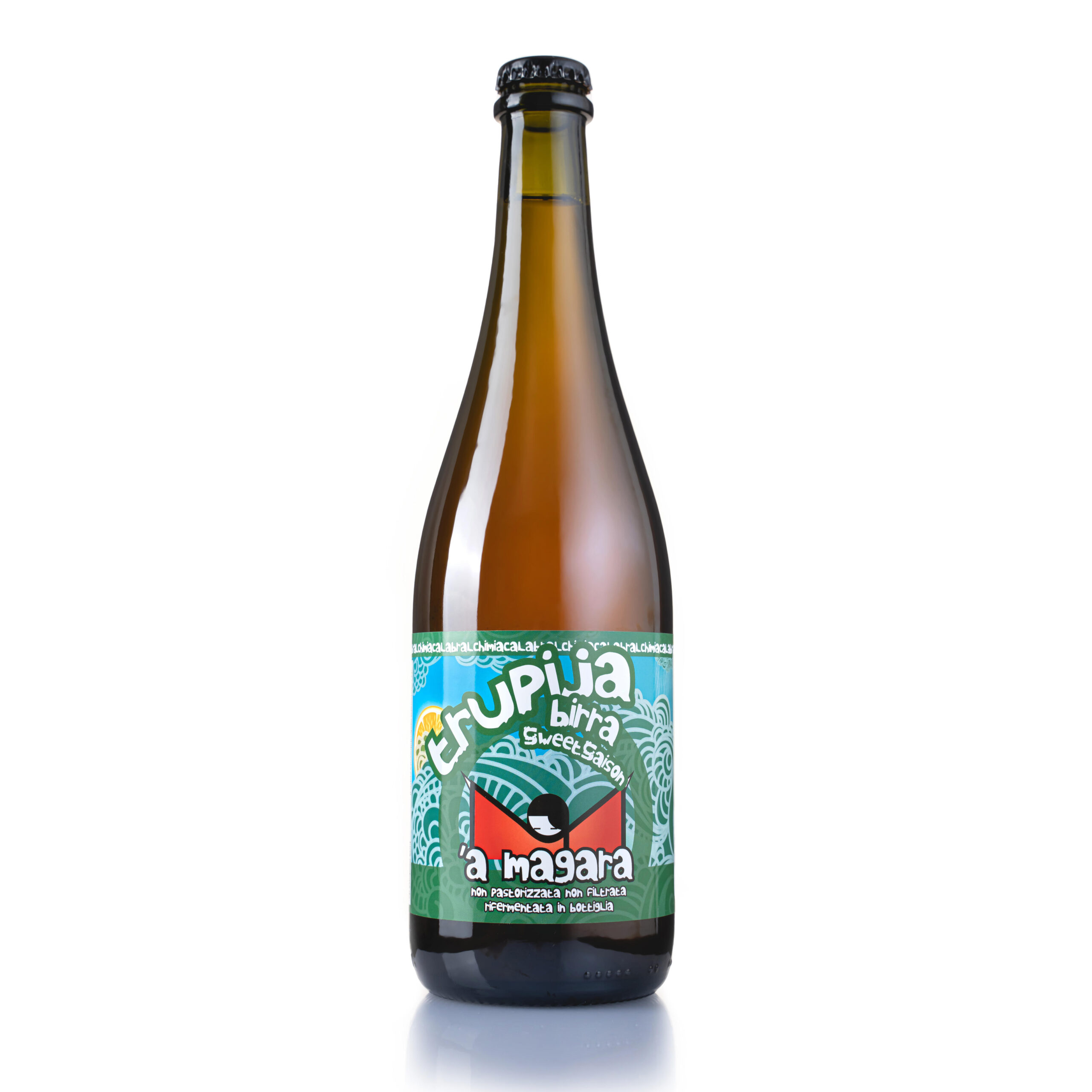 'A Magara Trupija Belgian Blond birra 33 cl arancia
