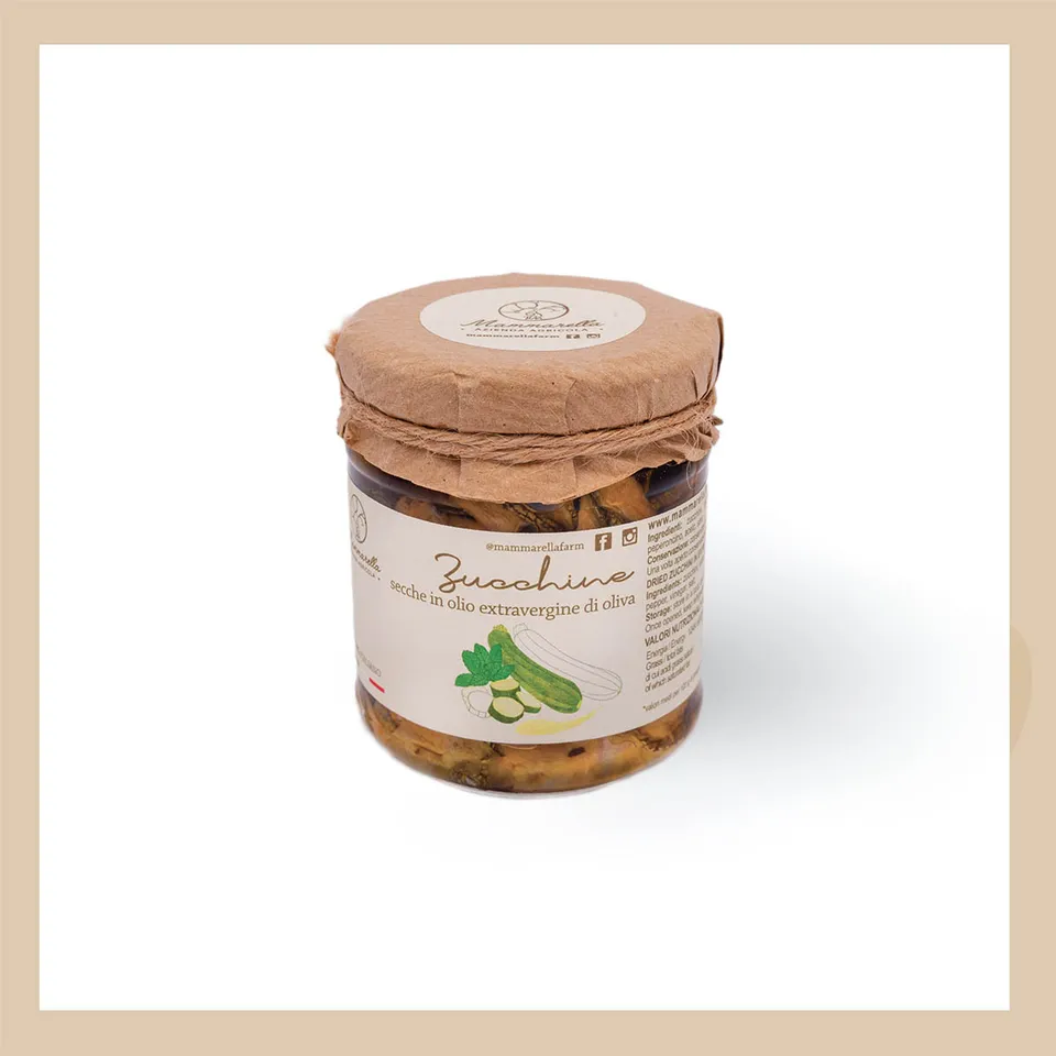 Mammarella Zucchine secche sottolio olio DOP 314g croccanti