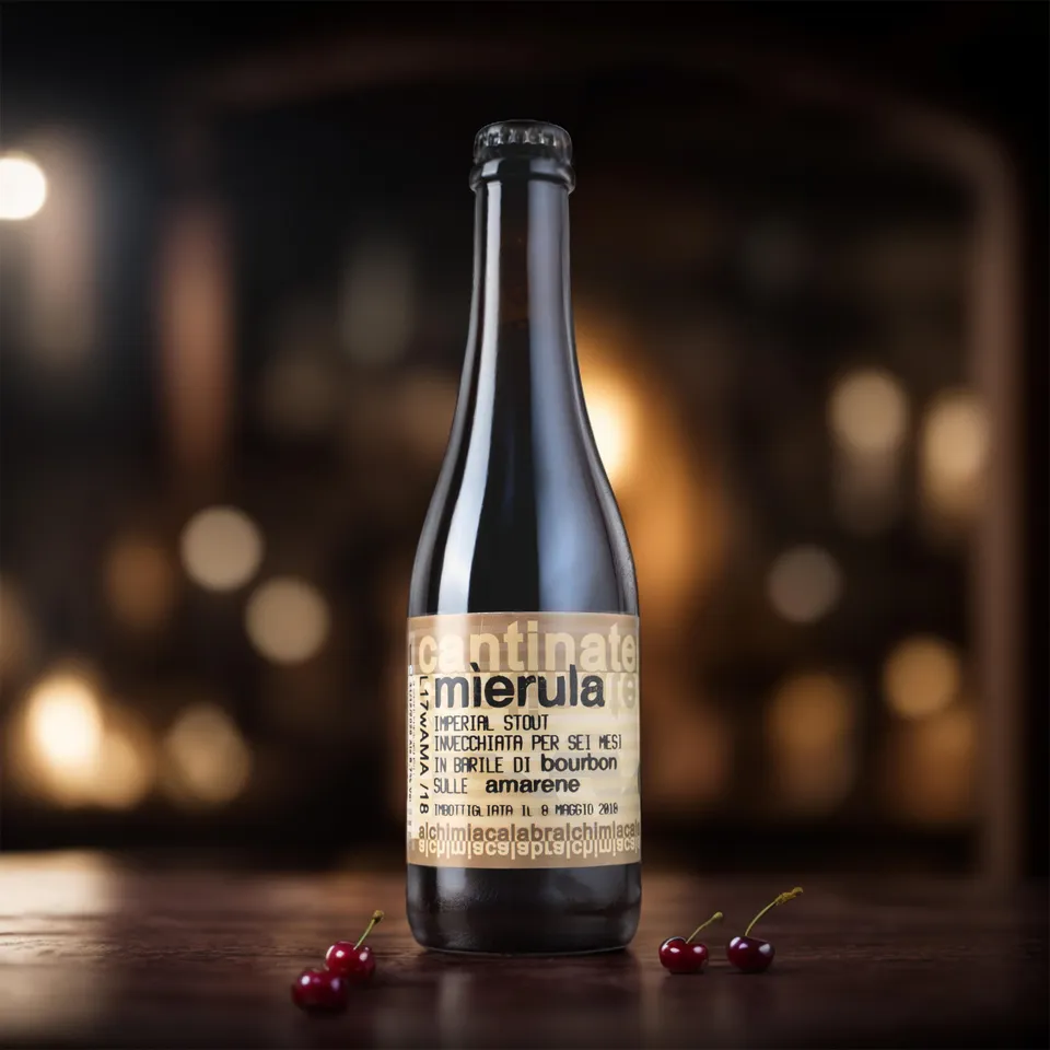 Calabrialcubo A Magara Mierula Birra Stout 0,375 l