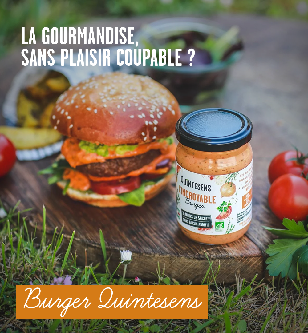 Quintesens Incroyable Salsa Burger bio senza additivi