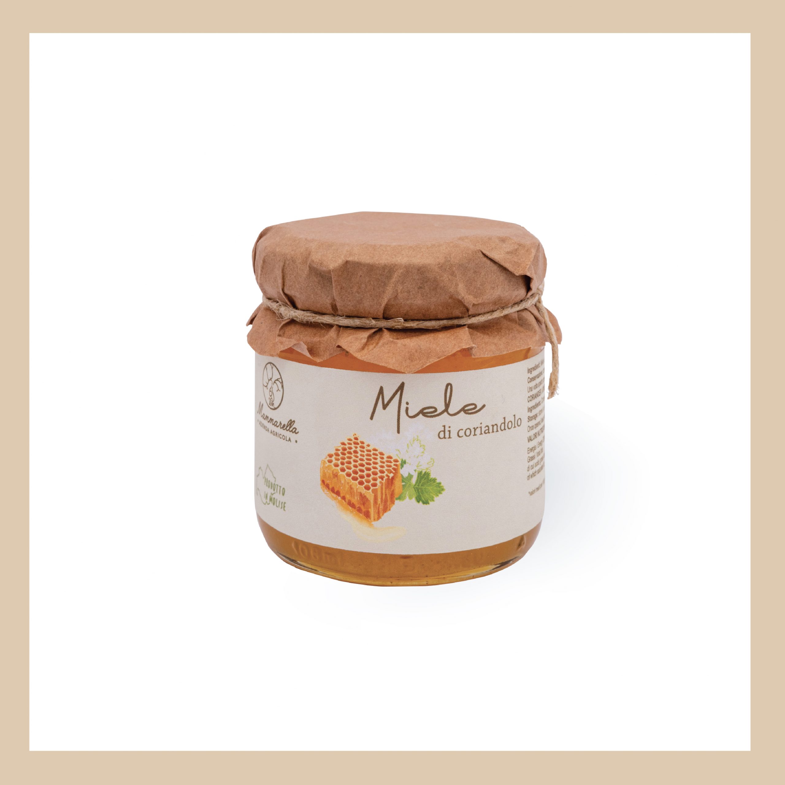 Mammarella Miele di coriandolo vasetto miele italiano